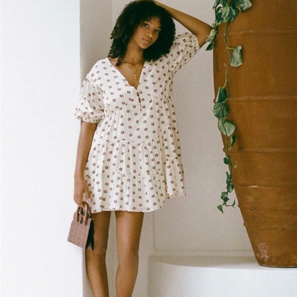 SABO SKIRT Tarelle Dress- Dusty Floral (XS) - Picture 2 of 5